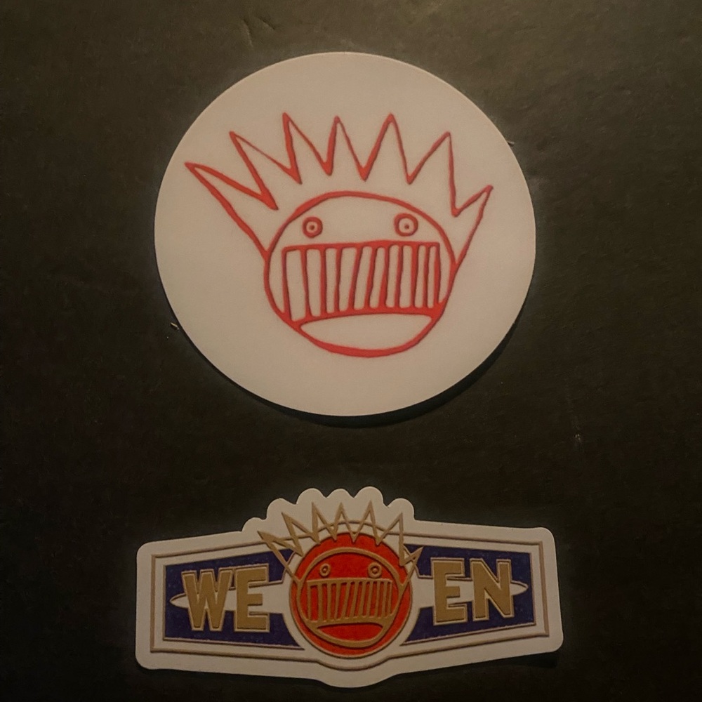 WEEN RECORD STORE INDIE PROMO STICKER MAGNET SET IN PROTECTOR MINT !!